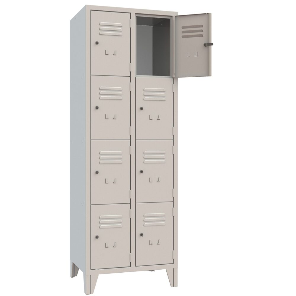 XLOCKERS® - ARMADIO CASELLARIO METALLICO IN ACCIAIO #8 POSTI