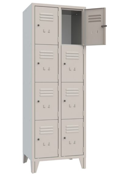 XLOCKERS® - ARMADIO CASELLARIO METALLICO IN ACCIAIO #8 POSTI