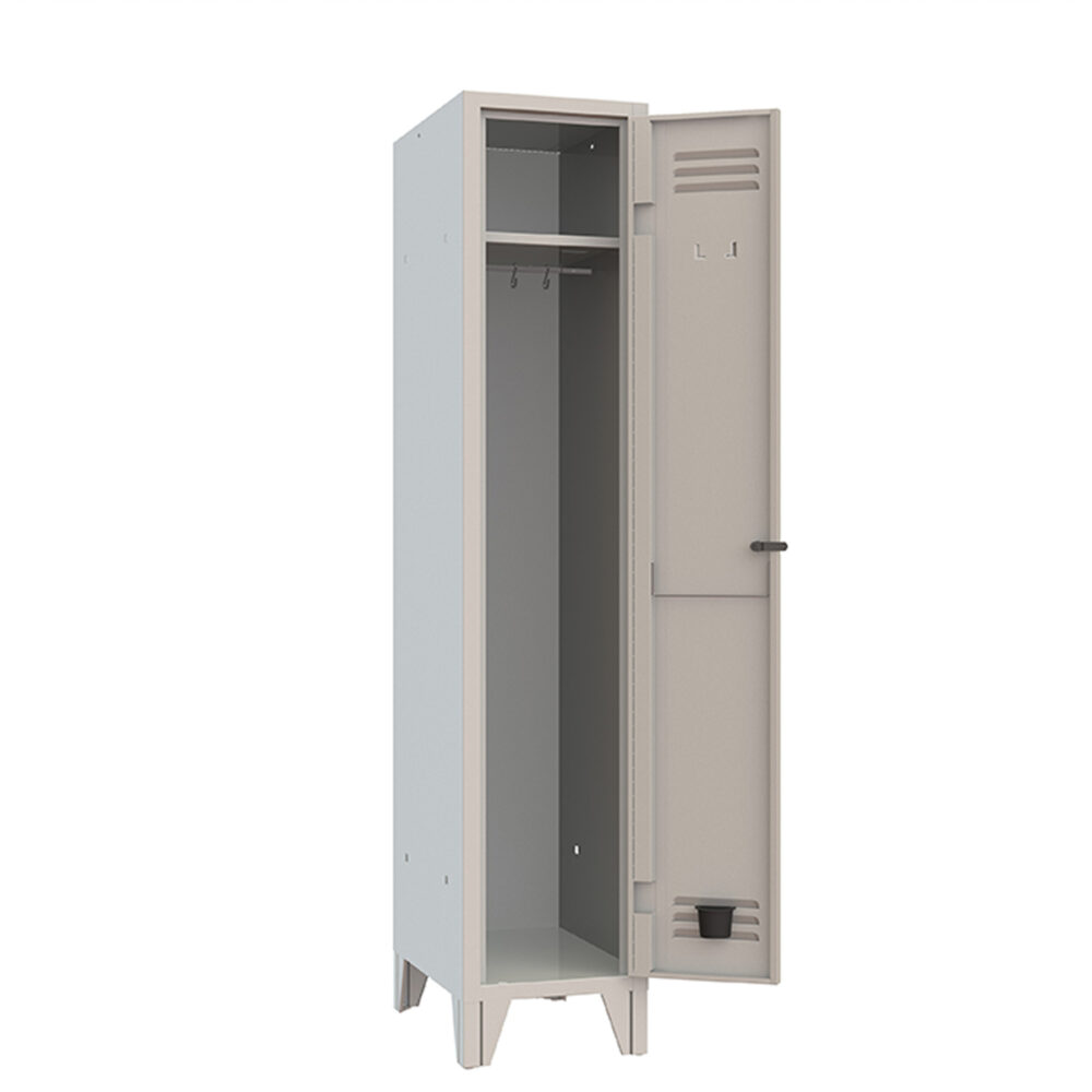 XLOCKERS® - ARMADIO SPOGLIATOIO METALLICO IN ACCIAIO #1 POSTO PROFONDITÀ 33CM