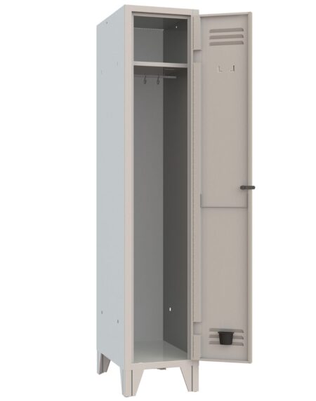 XLOCKERS® - ARMADIO SPOGLIATOIO METALLICO IN ACCIAIO #1 POSTO PROFONDITÀ 50CM
