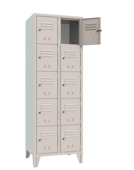 XLOCKERS® - ARMADIO CASELLARIO METALLICO IN ACCIAIO #10 POSTI