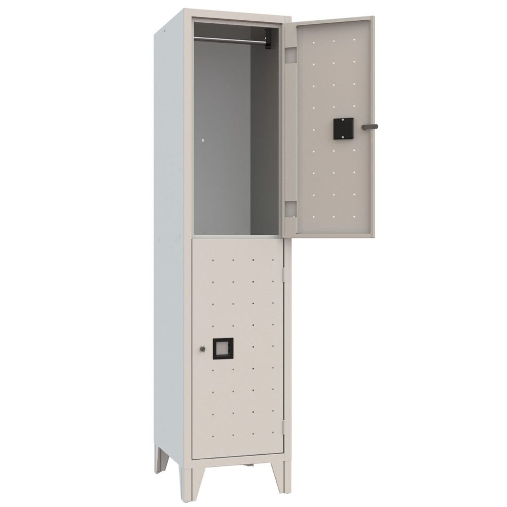 XLOCKERS® - ARMADIO SPOGLIATOIO METALLICO IN ACCIAIO #2 POSTI DI DESIGN