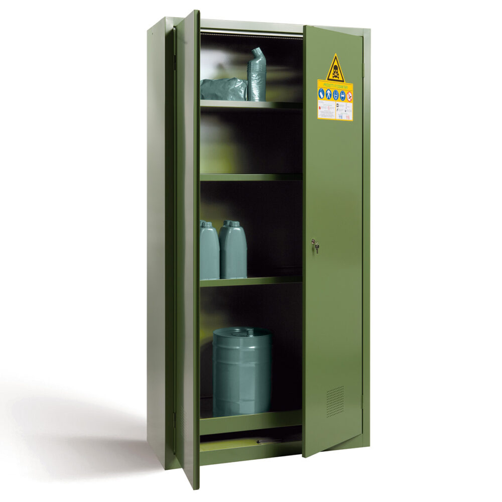 XLOCKERS® - ARMADIO METALLICO IN ACCIAIO PER IL DEPOSITO DI FITOFARMACI A #2 ANTE