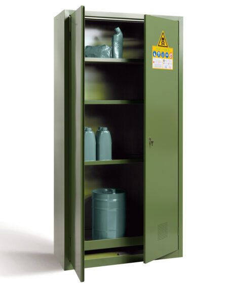 XLOCKERS® - ARMADIO METALLICO IN ACCIAIO PER IL DEPOSITO DI FITOFARMACI A #2 ANTE