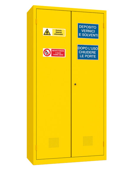 XLOCKERS® - ARMADIO METALLICO IN ACCIAIO PER IL DEPOSITO DI LIQUIDI INFIAMMABILI MONOBLOCCO