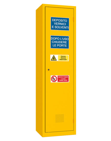 XLOCKERS® - ARMADIO METALLICO IN ACCIAIO PER IL DEPOSITO DI LIQUIDI INFIAMMABILI AD ANTA SINGOLA
