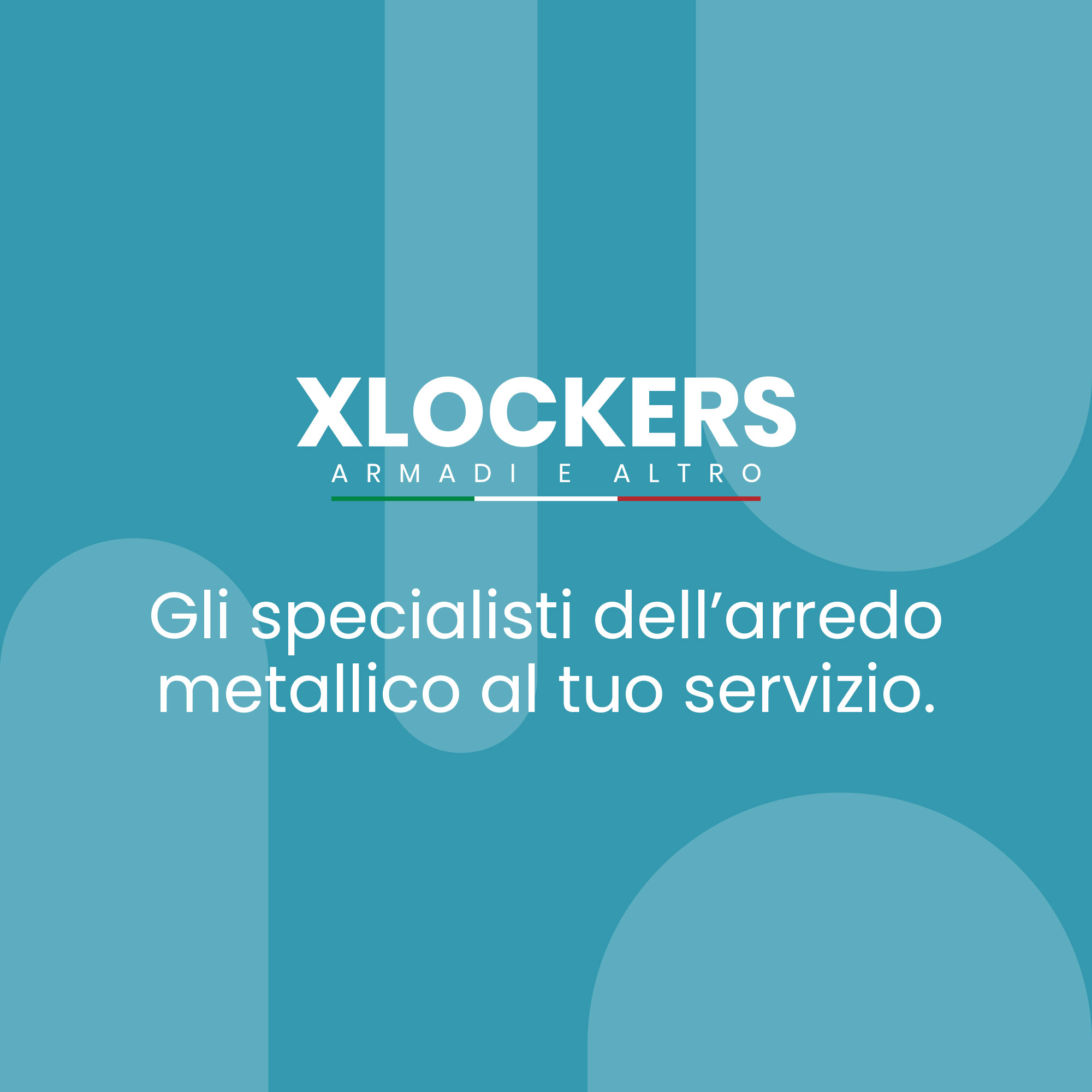 XLOCKERS® - BUNDLE 5 ARMADI SPOGLIATOI METALLIC IN ACCIAIO #2 POSTI CON RIPIANO SUPERIORE, INFERIORE E DIVISIORIO - immagine 10